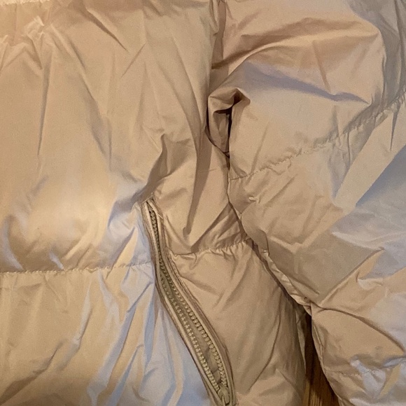 Women’s size S cropped oversized jacket beige new with tag fitting M  new - Picture 4 of 4